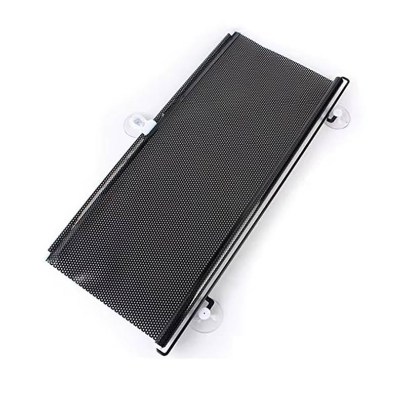 Sonnenblende Universal für Auto, Sonnenblende, Seitenscheibe, faltbar, Vorhang aus Folie, Schutz für Autofenster (50 x 125 cm, Schwarz) von KCKZCFCYPQ