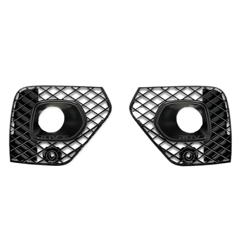 2 PCS Kleine Stoßfängerseitengitter mit Acc Kompatibel for Bentley Bentayga 2021 2022 36A807345AK 36A807346AK Kühlergrillzubehör(Matte Black Acc) von KCYANO