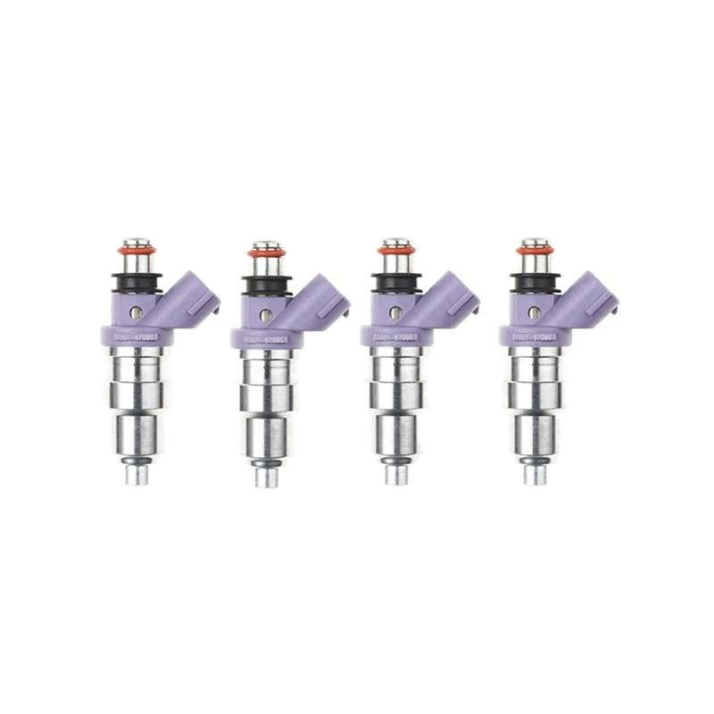 4PCS Einspritzdüse Kraftstoffeinspritzer Auto 1001-87095 Kompatibel for Nissan Skyline Kompatibel for Mazda RX-7 Kompatibel for Lexus SC Kompatibel for Toyota JZX100 JZZ30 JZX110 von KCYANO