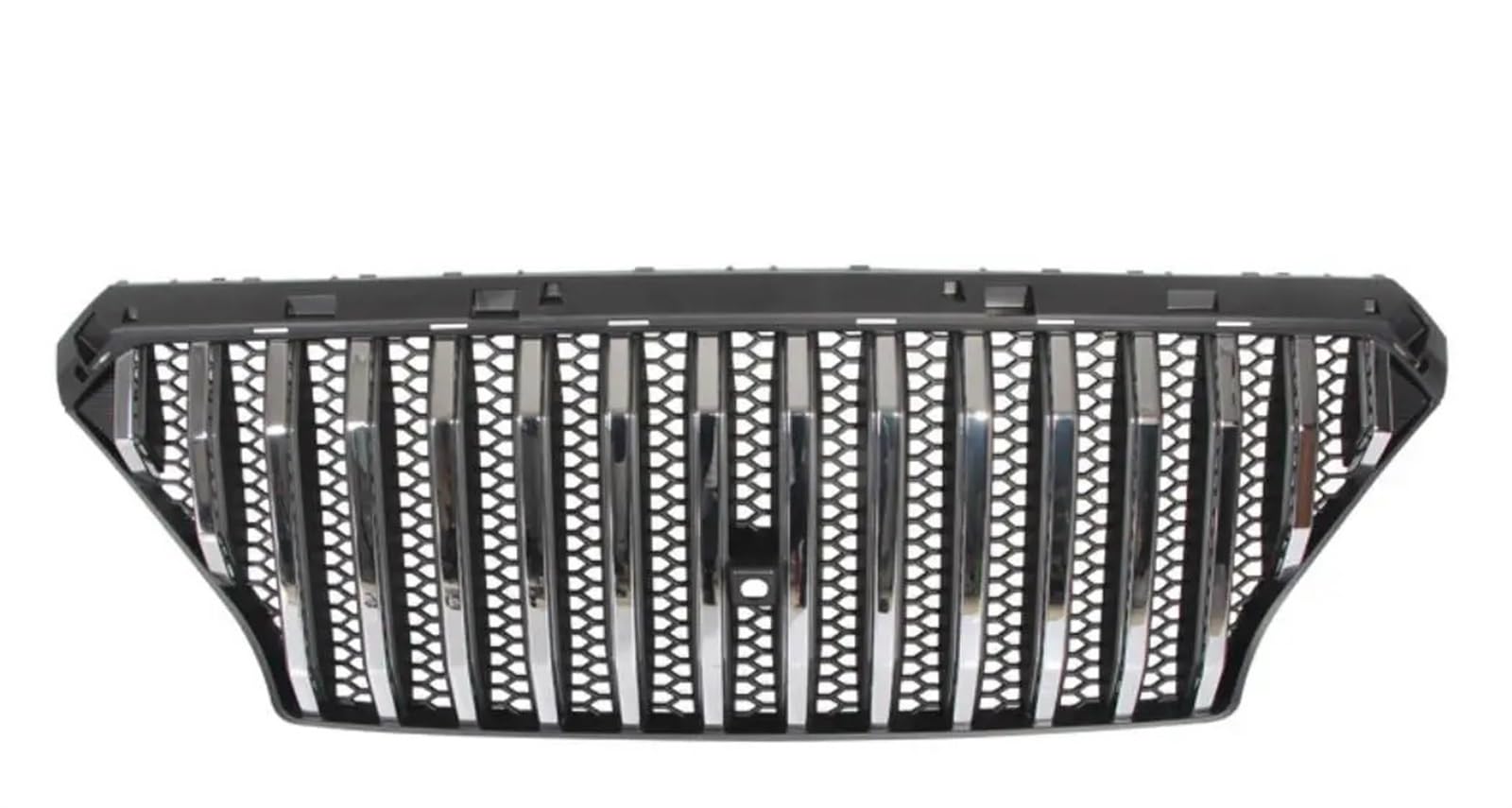 ABS Kühlergrill Kompatibel for Hyundai Santa Fe 2019 2020 Auto Front Racing Grille Santafe Schwarz Silber(Silver1) von KCYANO