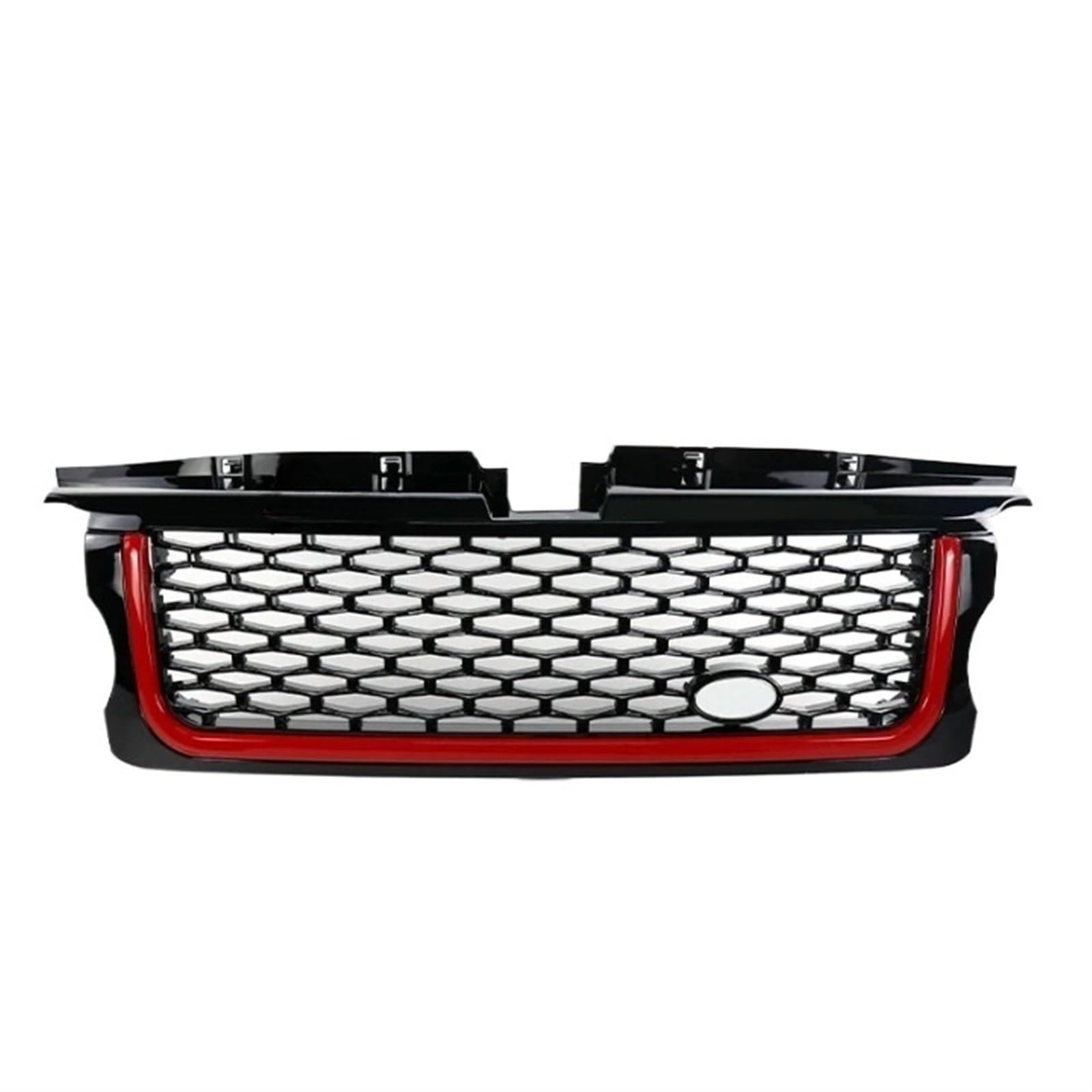 Auto-Frontstoßstangengrill, kompatibel mit Range Rover Sport 2006–2009 L320, Grills, Autoteile, Autozubehör(Black Red) von KCYANO