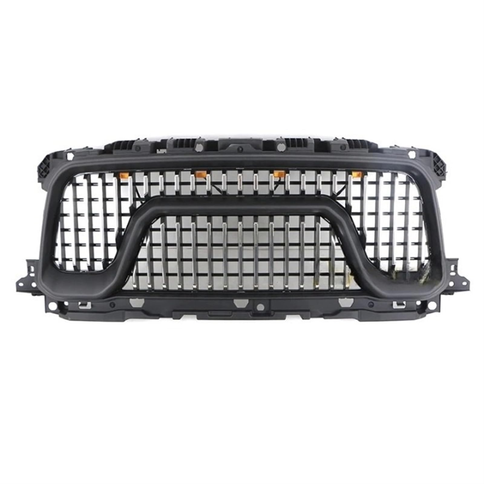 Autoteile kompatibel for Dodge RAM2500 2019-2023 Grill mit LED-Leuchten Frontstoßstangengrill Modifikationszubehör Dekoration(Add Letter and Light) von KCYANO