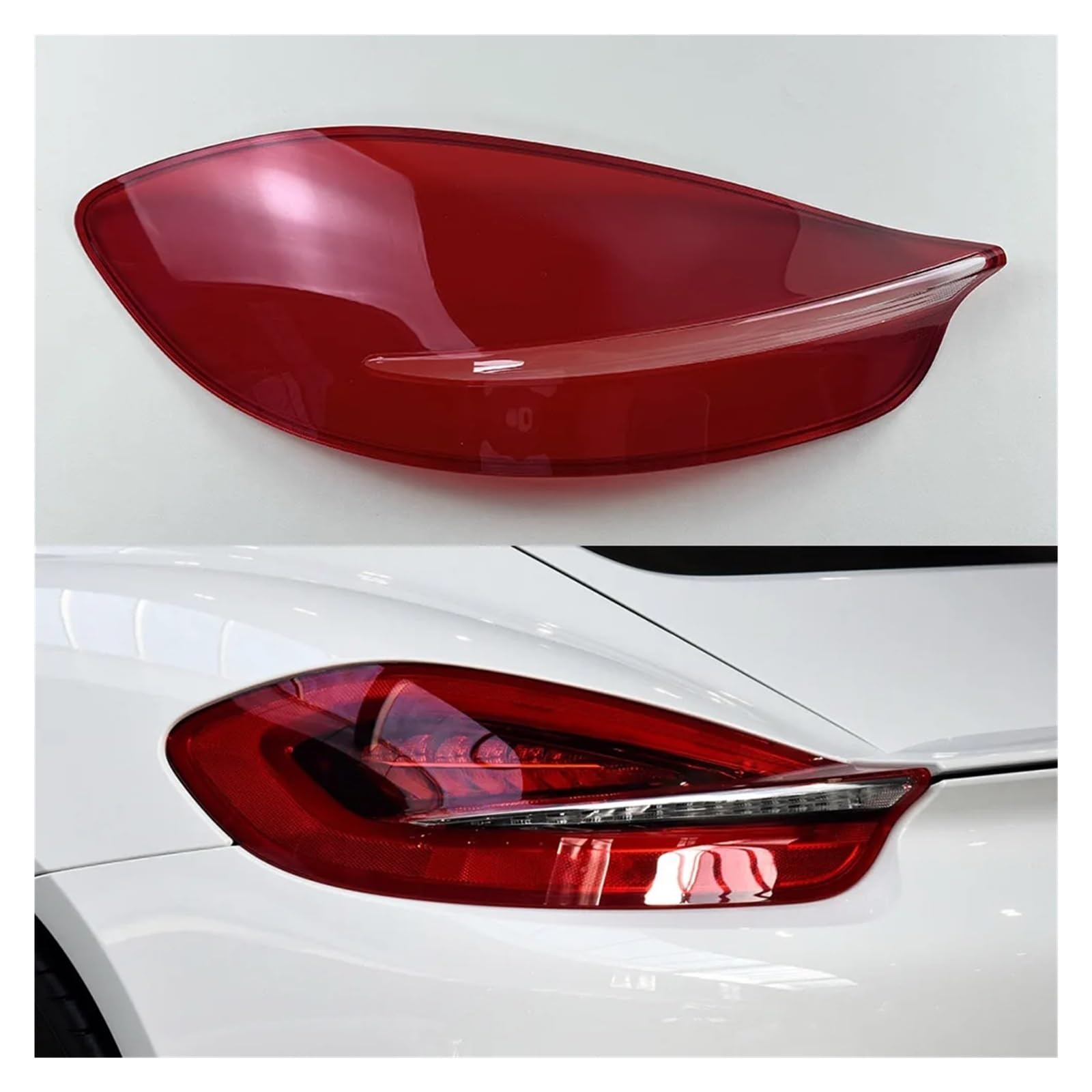 Autozubehör Äußere Rücklichtschale Heckblinker Standlichtabdeckung Kompatibel for Porsche 981 Cayman Boxster 2014 2015 2016(Left) von KCYANO