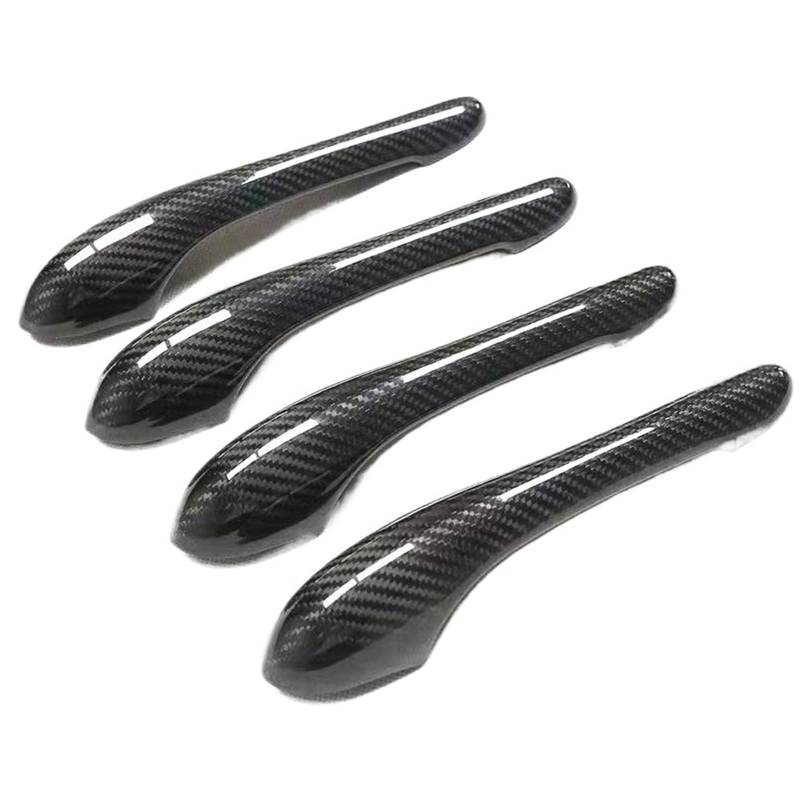 Carbon Fiber Auto Außentürgriff Abdeckung Trim Hand Knob Shell Fall Kompatibel for Maserati GranTurismo S MC GT GTS 2008-2017 4 Türer von KCYANO