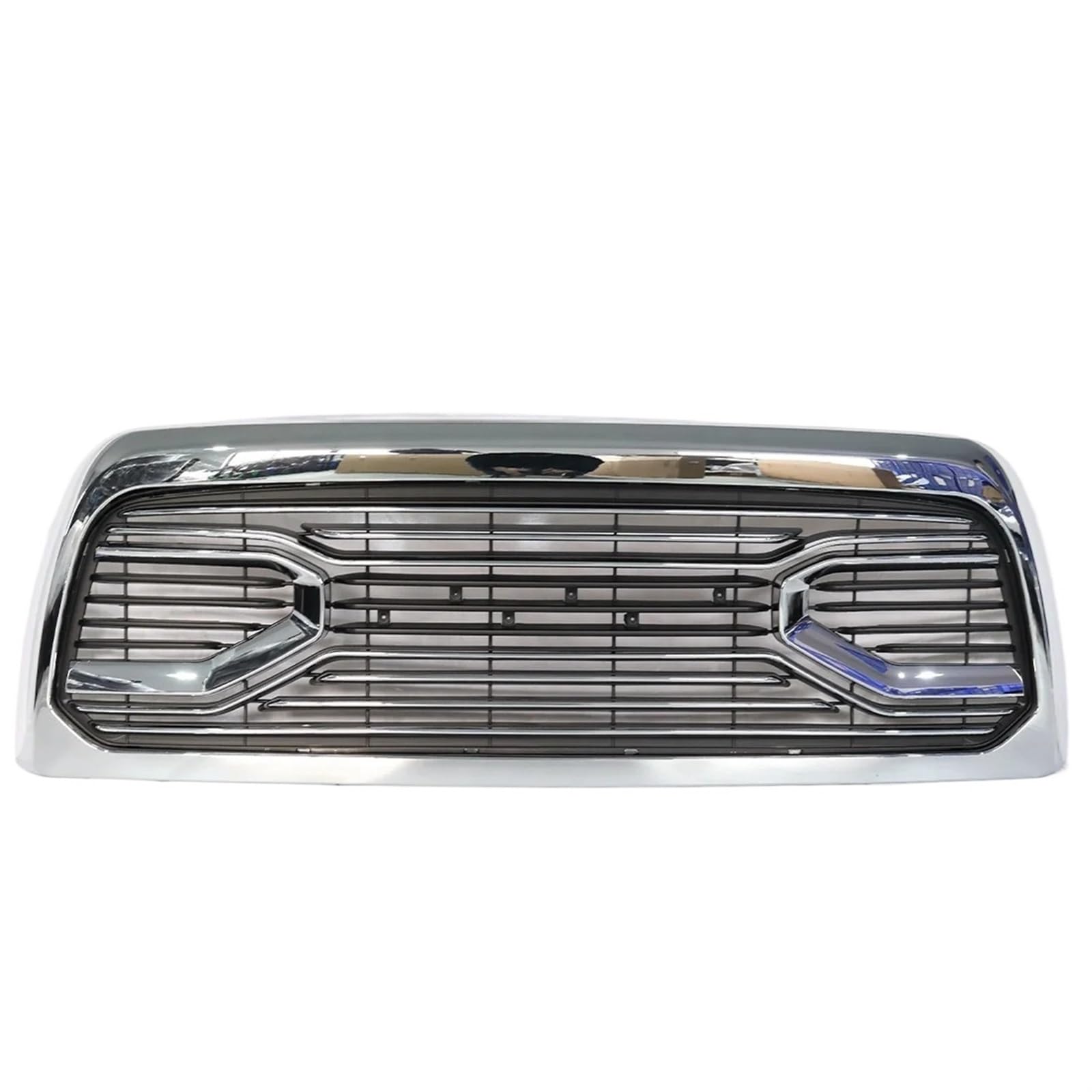 Chromgrill Autogrills Kühlergrill mit bernsteinfarbenen Lichtern Kompatibel for Dodge Ram 2500 3500 2010-2019 von KCYANO