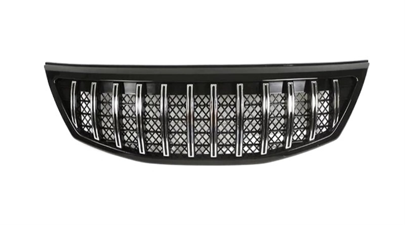 Dekorative Abdeckung for den vorderen Kühlergrill, kompatibel mit KIA Sorento 2009–2012, Frontgrill, modifizierte Renngrill-Dekoration, Autozubehör(Silver1) von KCYANO