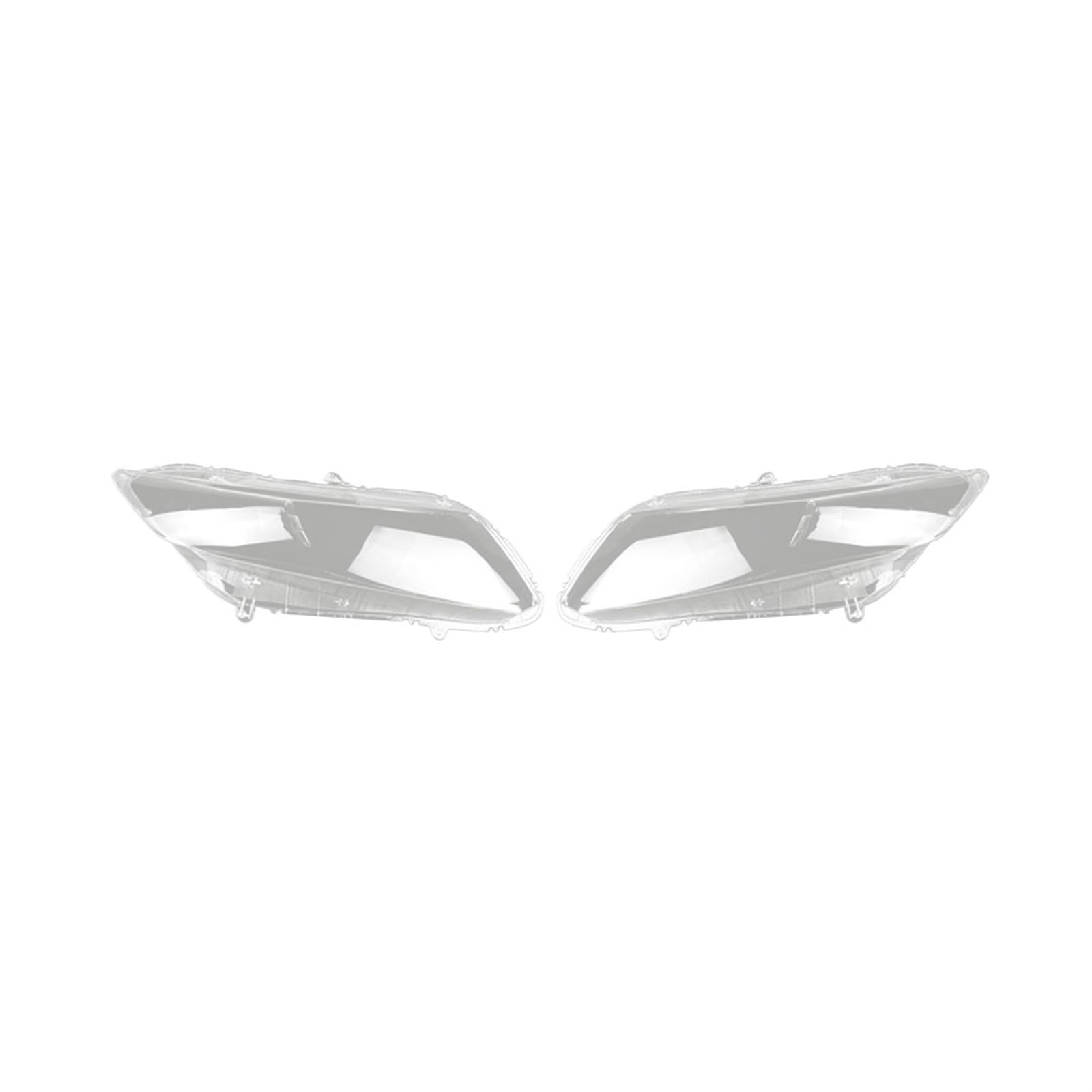 Front Scheinwerfer Abdeckung Transparent Lampenschirm Kopf Licht Objektiv Kompatibel for Honda Civic 2012-2015(A Pair) von KCYANO