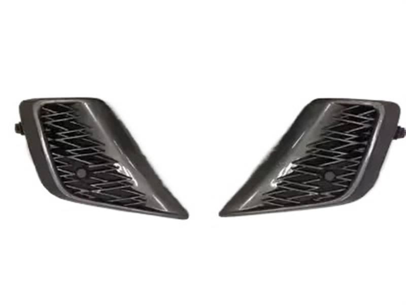 Glänzend Schwarze Kühlergrills kompatibel for Lexus NX200/NX300 2015–2020 Front Doppel Nieren Racing Grille Stoßstangen Body Kit Haube(Fog lampshade) von KCYANO