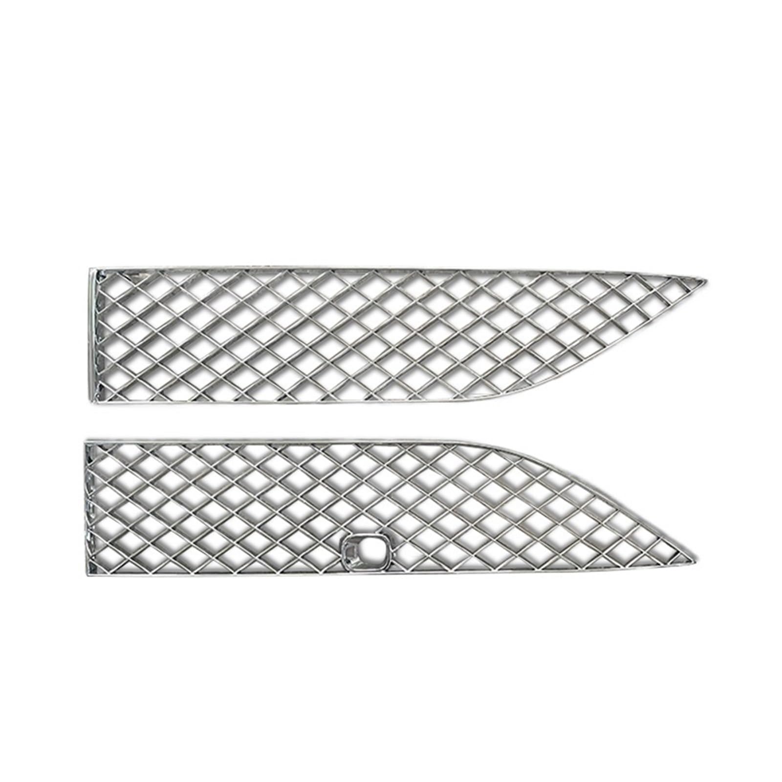 Kompatibel for Bentley Bentayga 2021-2022 Front Stoßstange Grill Kühlergrill Mit Acc 36A807675L 36A807676E Silber Schwarz Auto Styling(Silver Acc) von KCYANO