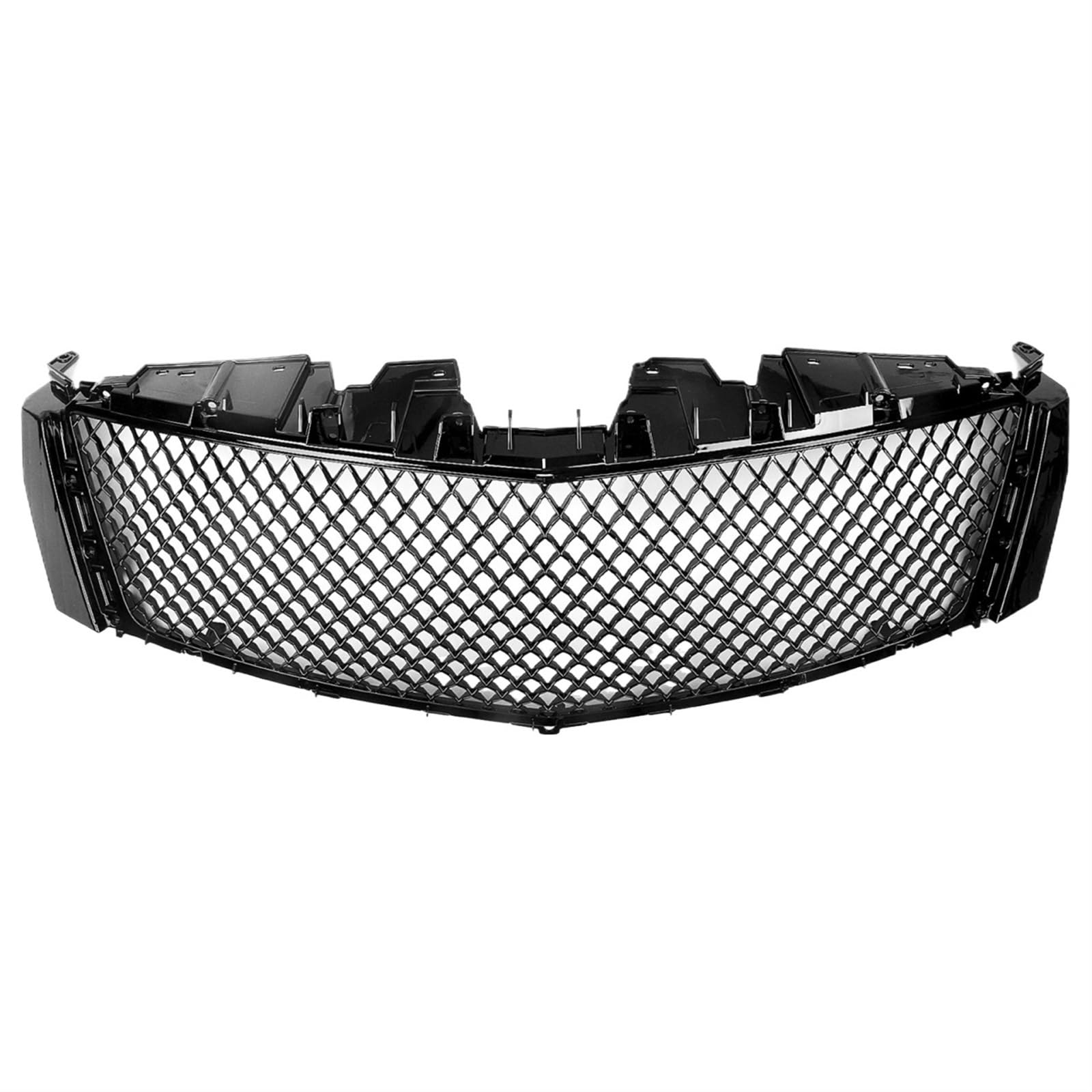 Kompatibel for Cadillac XTS 2013 2014 2015 2016 2017 Auto vorne Oben + unten Kühlergrill Grill Stoßstange Haube Mesh Abdeckung Grid Kit schwarz von KCYANO