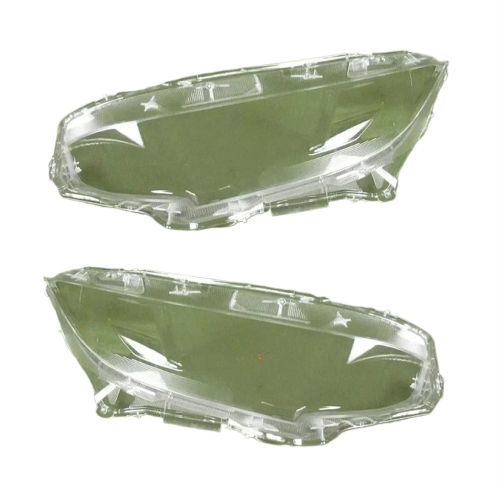 Kompatibel for Honda Civic 2016 2017 2018 2019 Halogen-Scheinwerfergehäuse, Scheinwerferabdeckung, Objektiv, transparenter Lampenschirm, Lampenschale(Left and Right) von KCYANO