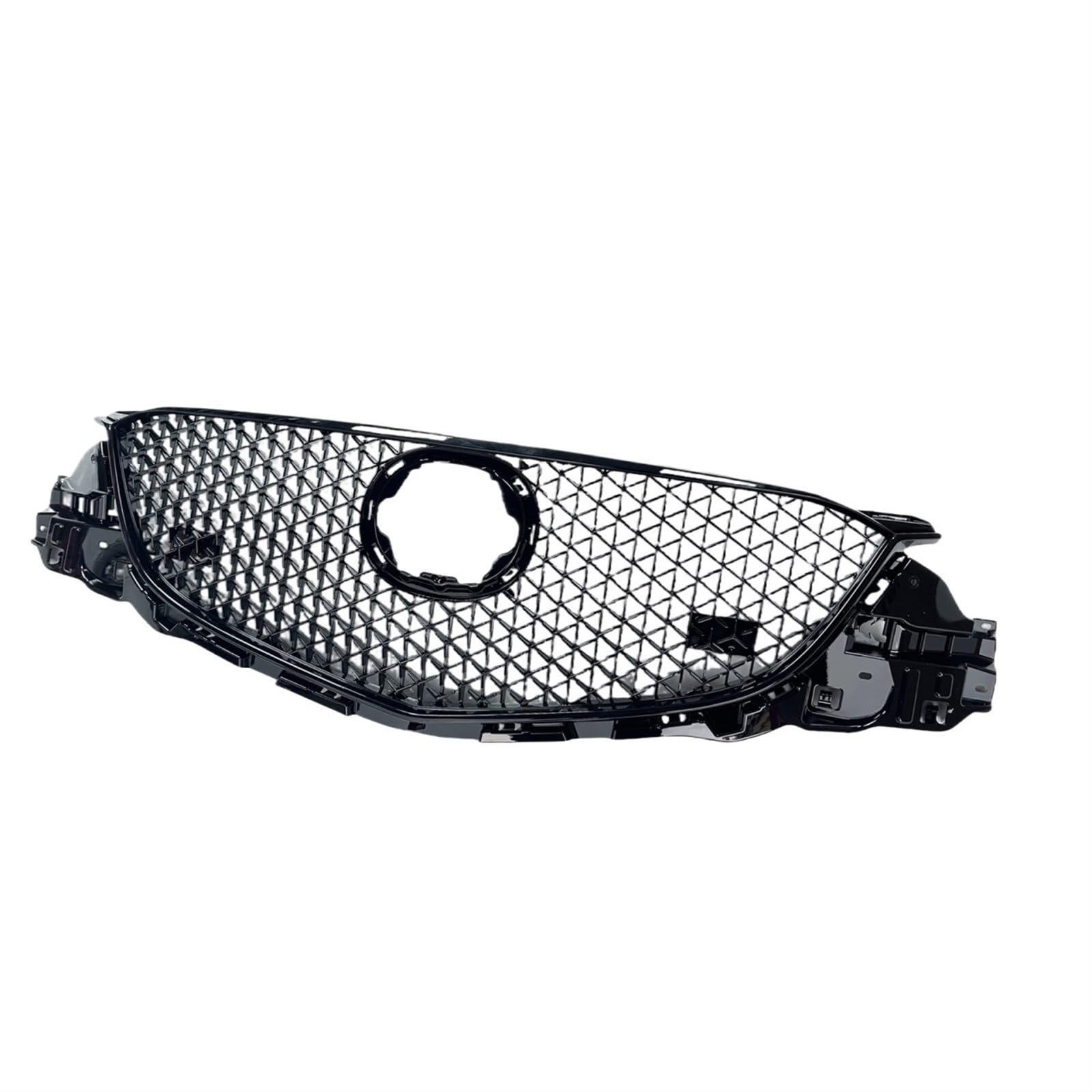 Kompatibel for Mazda CX5 2013 2014 2015 2016 Front Racing Grill Honeycomb Stil Auto Oberen Stoßfänger Haube Mesh Kühler Gitter von KCYANO