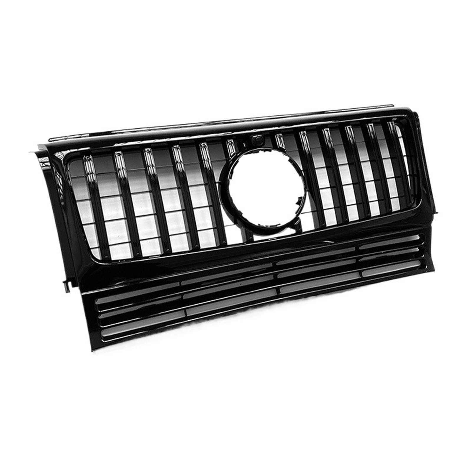 Kompatibel for Mercedes-Benz G-Klasse G63 W463 G500 G55 G350d for AMG Kunststoff-Frontgrill GT Vertikale Leiste Auto-Styling-Stoßstange(Black1) von KCYANO