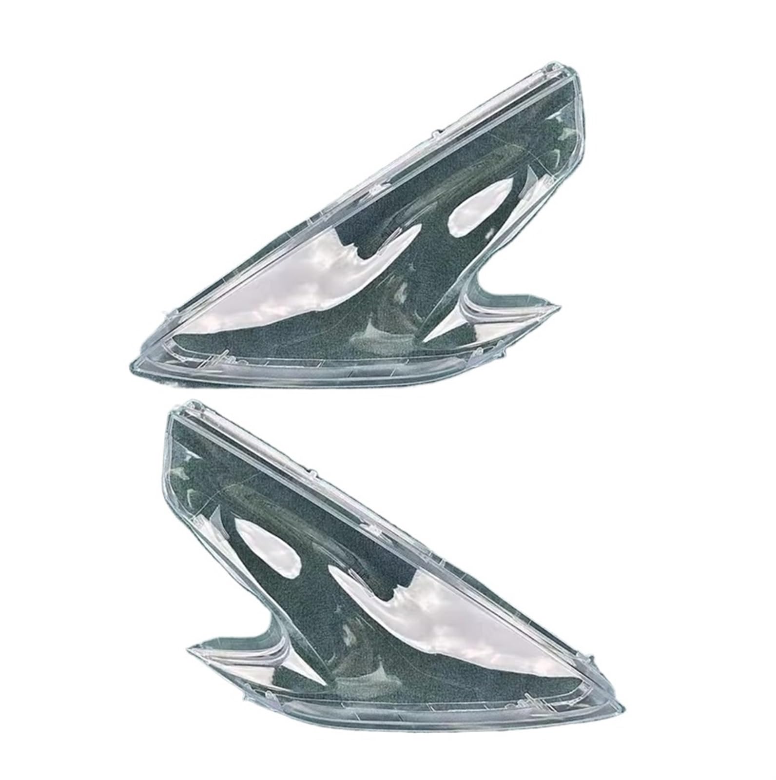 Kompatibel for Nissan 370Z 2008-2019 Auto-Scheinwerferschale, Maske, Scheinwerferabdeckung, Lampenschirm, transparent, ersetzt den Original-Glaslinsen-Lampenschirm(Left and Right) von KCYANO