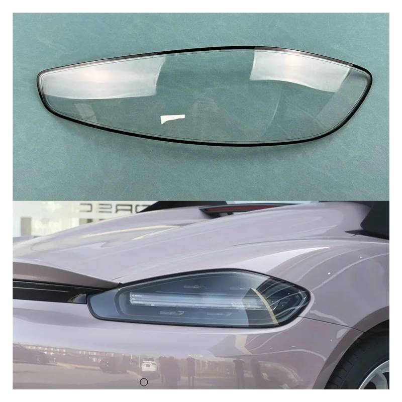 Kompatibel for Porsche 718 2016-2022 Autozubehör Hintere äußere Rücklichtschale Rücklichtabdeckung Blinker Stopplichtmaske(Right) von KCYANO