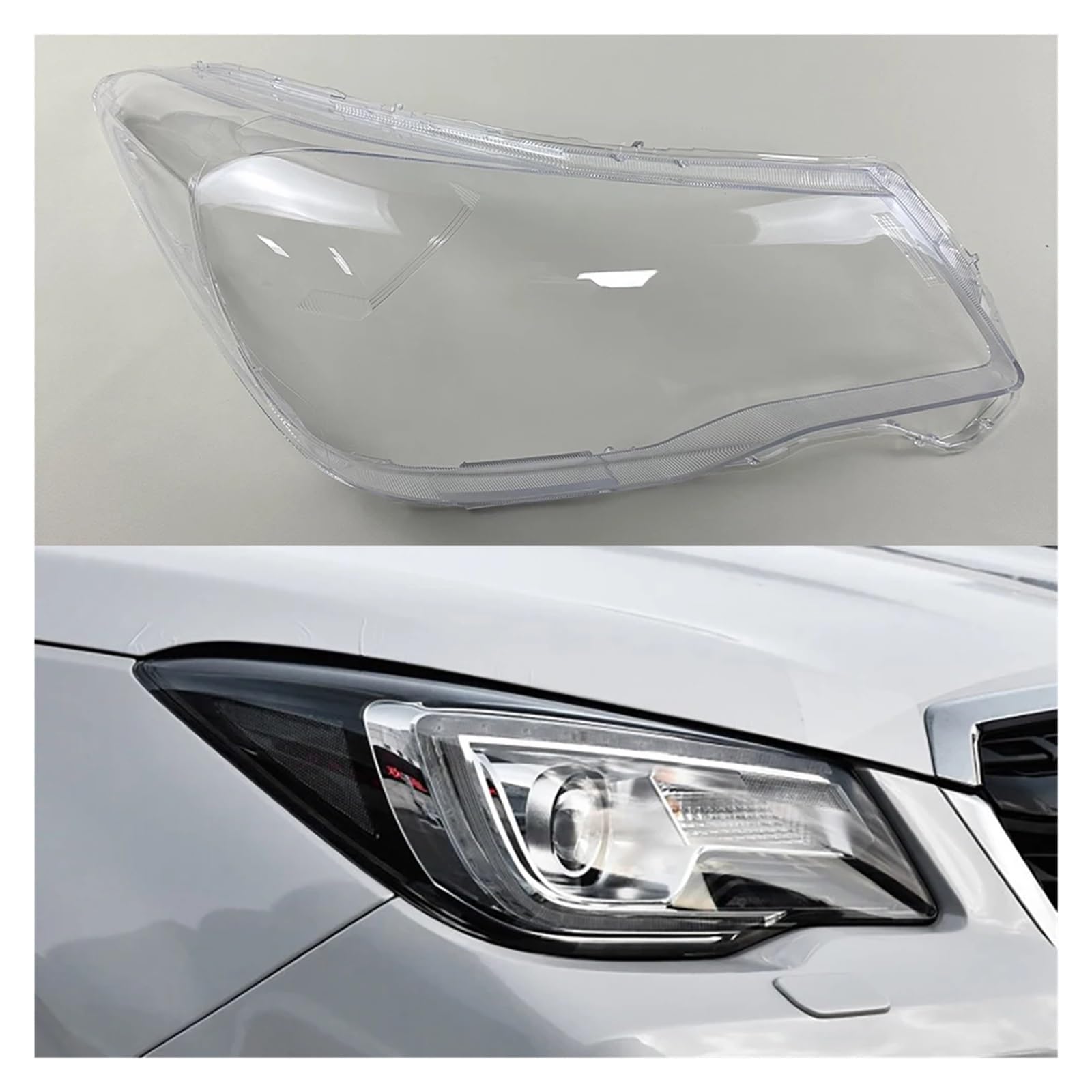 Kompatibel for Subaru Forester 2013 2014 2015 Scheinwerferabdeckung, Scheinwerferschale, transparente Linse, ersetzt den Original-Lampenschirm.(Right) von KCYANO