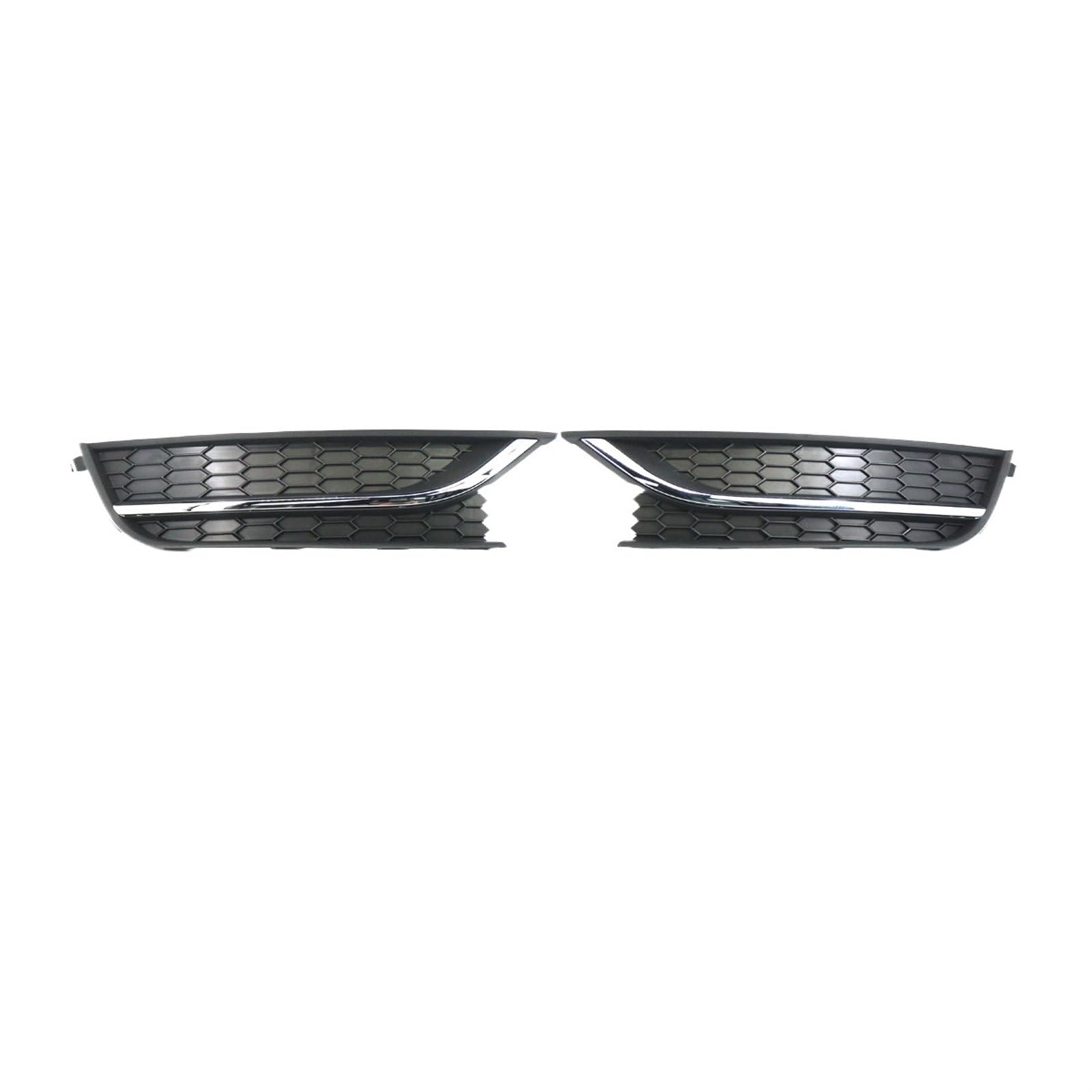 Kompatibel for VW Passat 2012-2015 Nebelscheinwerfer Kühlergrill ohne Loch Chromverkleidung Abdeckung Grill(Pair) von KCYANO