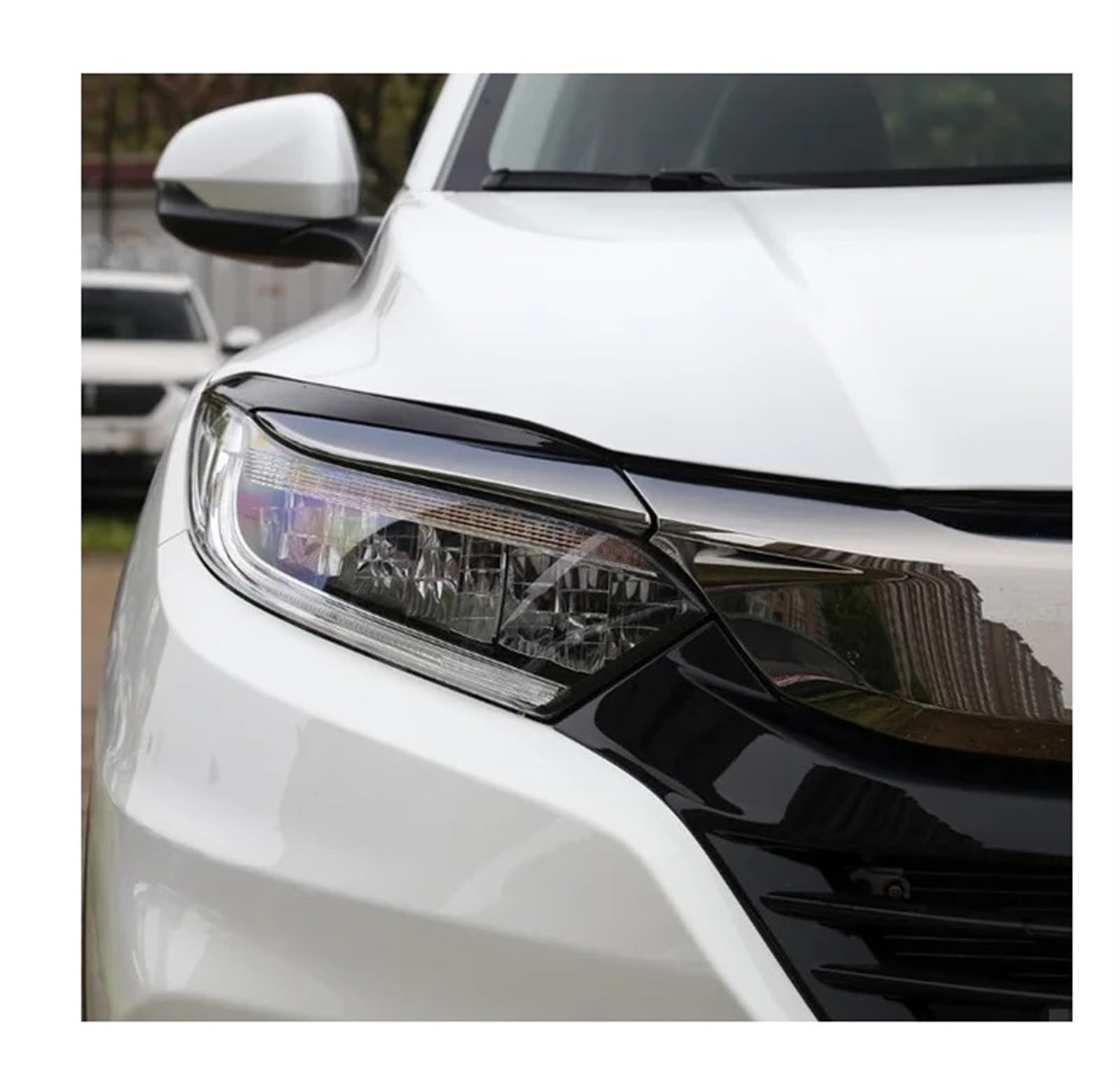 Kompatibel mit Honda Vezel 2019 2020, LED-Xenon-Scheinwerferabdeckung, transparenter Lampenschirm, Scheinwerferschale, Lampenschirm, ersetzt die Originalglaslinse(Right Side) von KCYANO