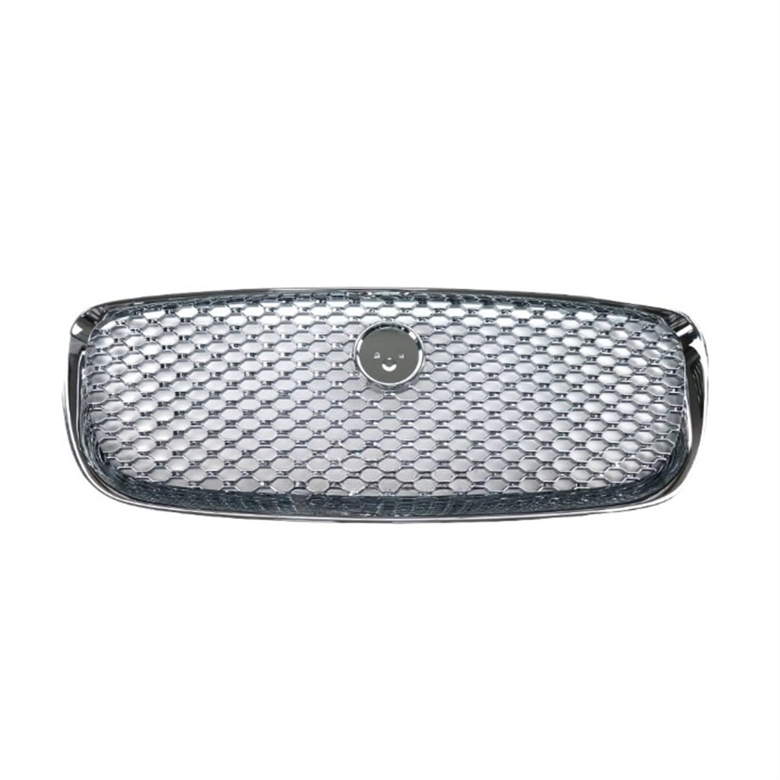 Kühlergrill Kompatibel for Jaguar F-PACE 2016 2017 2018 2019 Auto Vorderen Stoßfänger Center Mesh Grill Auto Exterior Zubehör T4N12772(Plating) von KCYANO