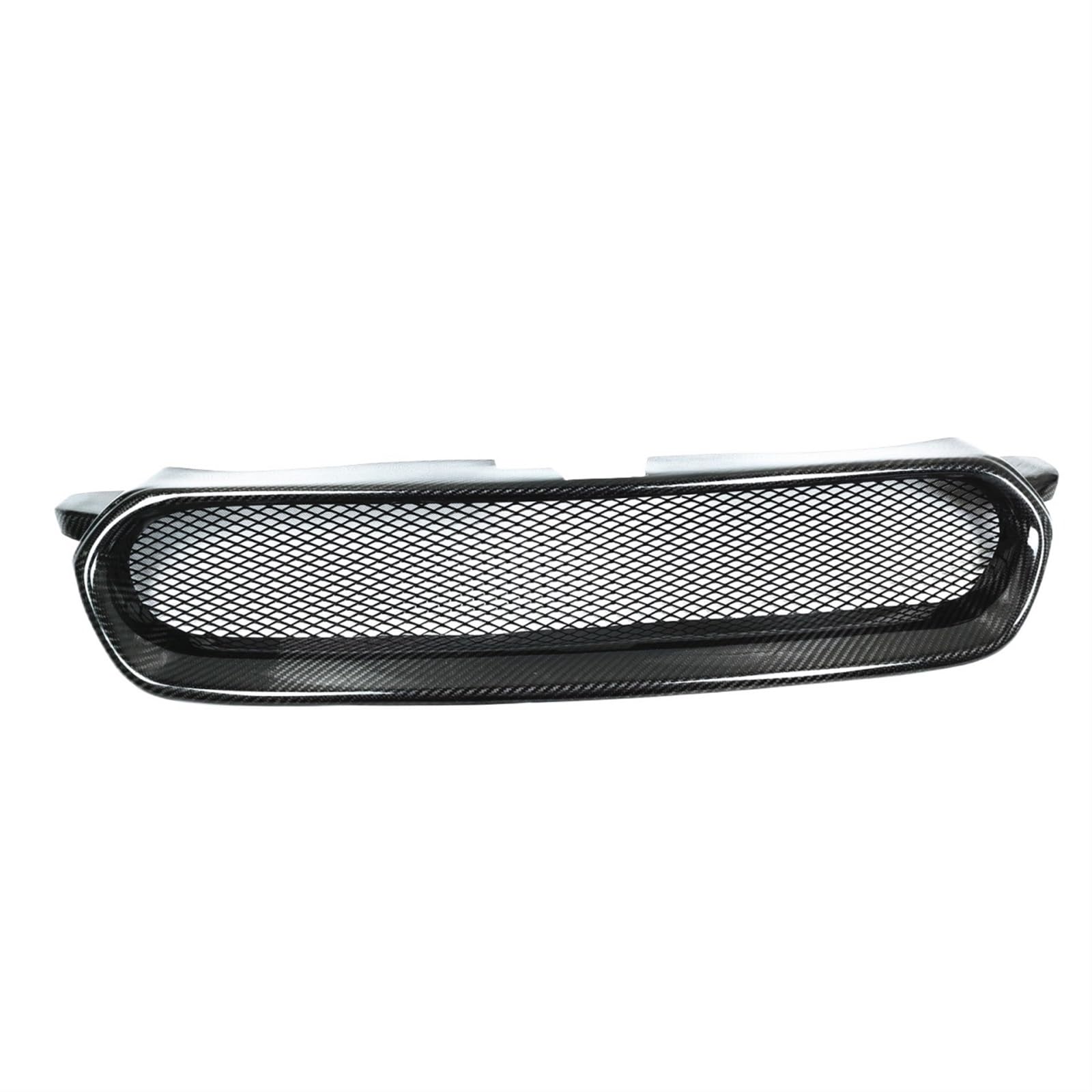 Kühlergrill aus echtem Carbonfaser, kompatibel mit Subaru Legacy 2005–2007, Autogrill, Racing-Oberteil, Ersatz for Stoßstangenhaube, Netzgitter, Auto-Kit von KCYANO