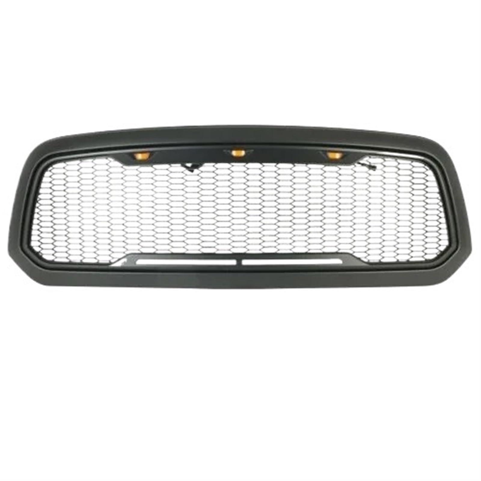 Kühlergrill kompatibel mit Dodge Ram 1500 2013 2014 2015 2016 2017 2018, Haube, LED-Licht, obere Waben, Billet Faceflit, Refit, Autoteile von KCYANO