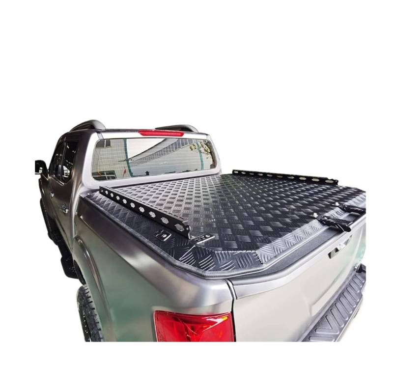 Laderaumabdeckung, kompatibel mit Toyota Hilux Revo Roller Shutter 4x4 Zubehör, Harte, einziehbare Pickup-Rückabdeckung, LKW-Ladefläche von KCYANO