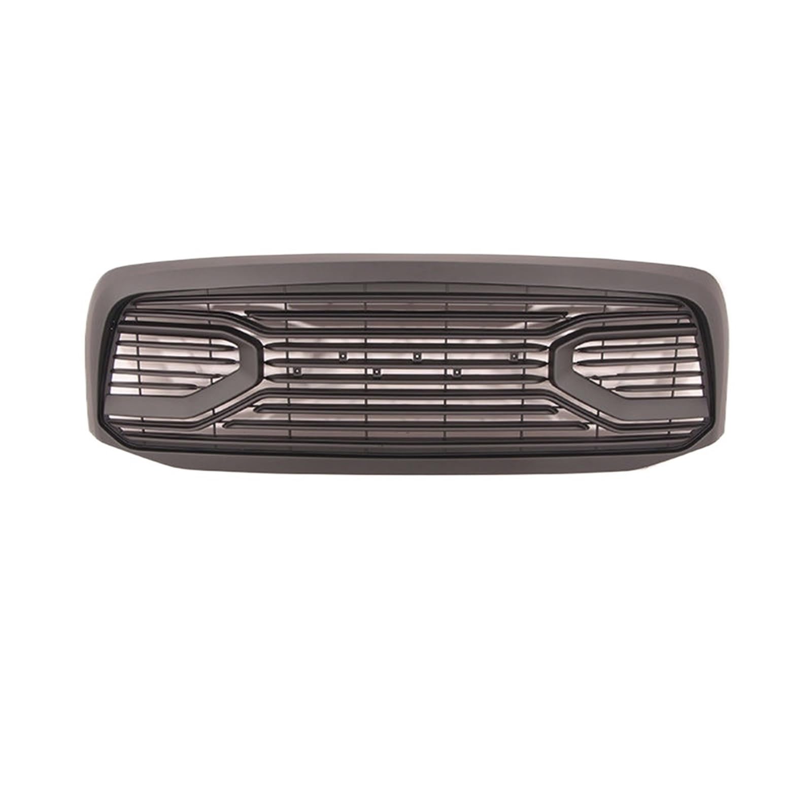 Modifizierter Kühlergrill for Dodge RAM 1500 2006–2008, Kühlergrillabdeckung, Renngrill, Haubengitter, Frontgrill, obere Stoßstangengitter(Black No Lights) von KCYANO