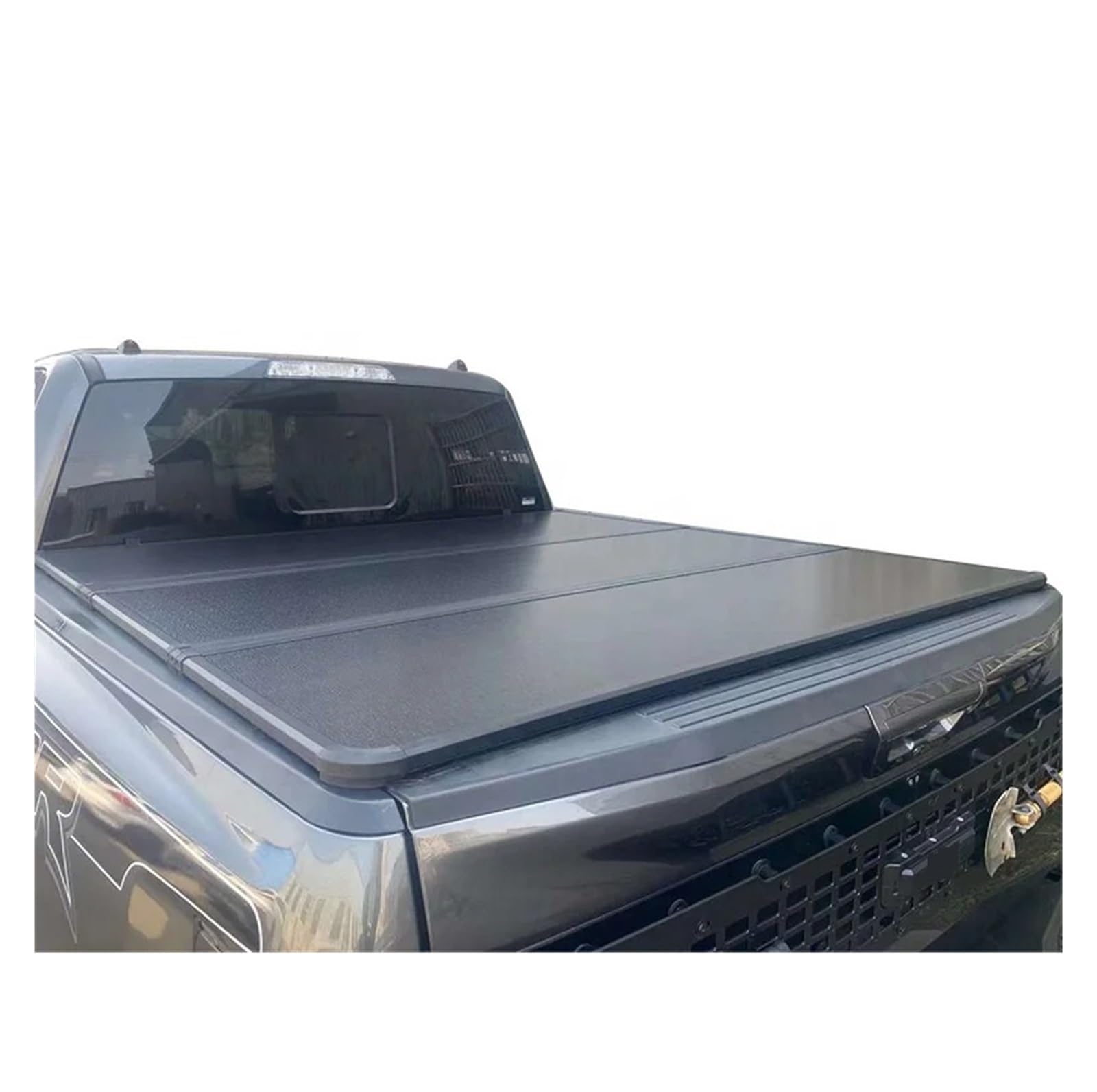 OEM-Pickup-Tonneau-Abdeckung aus Aluminiumlegierung, kompatibel mit Toyota Tundra LKW-Ladeflächenabdeckung, hart, dreifach faltbar von KCYANO