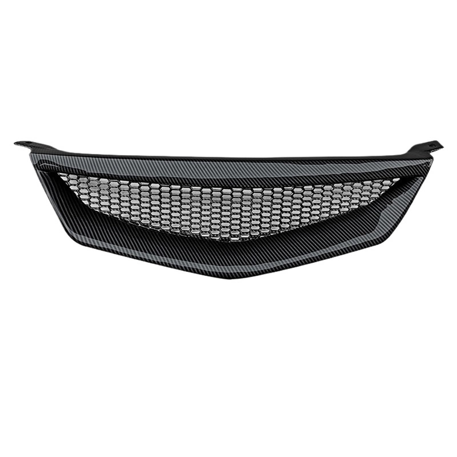 Renngrill-Stoßstange, Carbon-Oberflächengitter, Frontgrill, Umrüstzubehör for die erste Generation, kompatibel mit Mazda 6 2003–2010, GR-Stil M6 08–12(Carbon Surface 06-10) von KCYANO