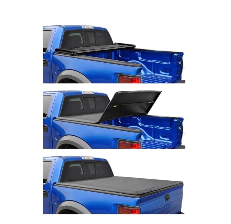 Tonneau-Abdeckung, Vinyl, faltbar, kompatibel mit Revo 2015–2022 Pickup-Truck, Zubehör for Tonneau-Abdeckungen von KCYANO