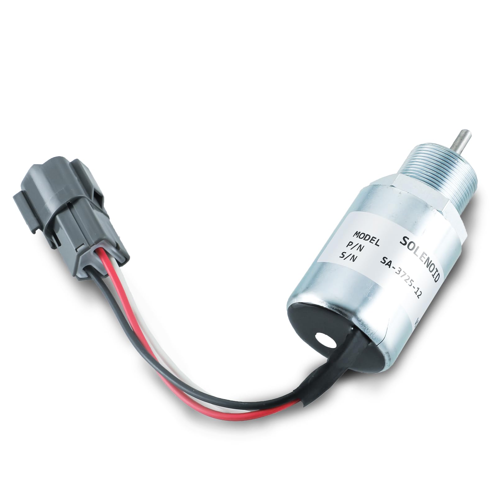 SA-3725-12 Kraftstoffabsperrmagnet, 30A87-20402 für Mitsubishi L2E L3E S3L S4L Motor Volvo Bagger EC13 EC15 EC20 EC25 Mitsubishi Generator Mahindra Max 28 Traktor Stop Solenoid 12VDC von KD KISONIED