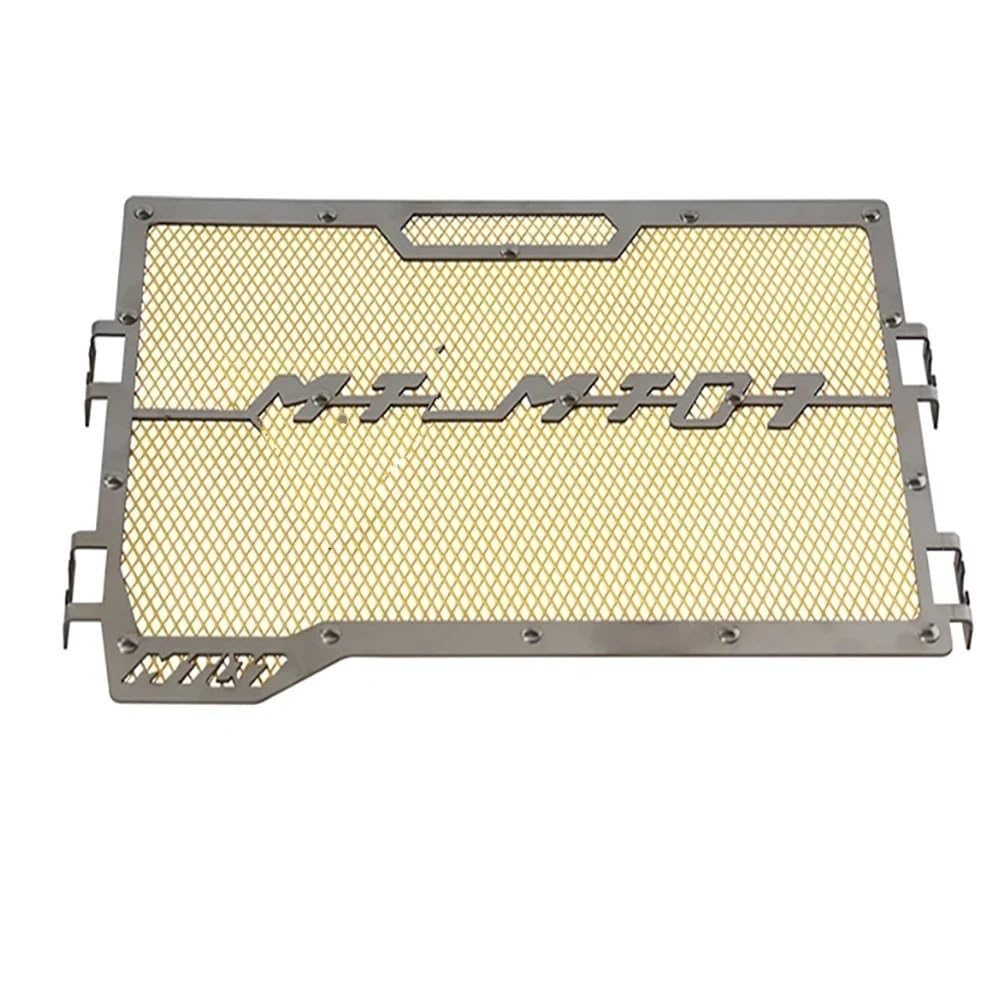 Motorrad-Kühlergrill-Abdeckungsschutz Für Y&amah&a MT-07 MT07 FZ-07 FZ07 2014-2019 Motorrad-Kühlerschutzabdeckung Grillschutzgitterschutz(Gold-3) von KDFRHGYUS