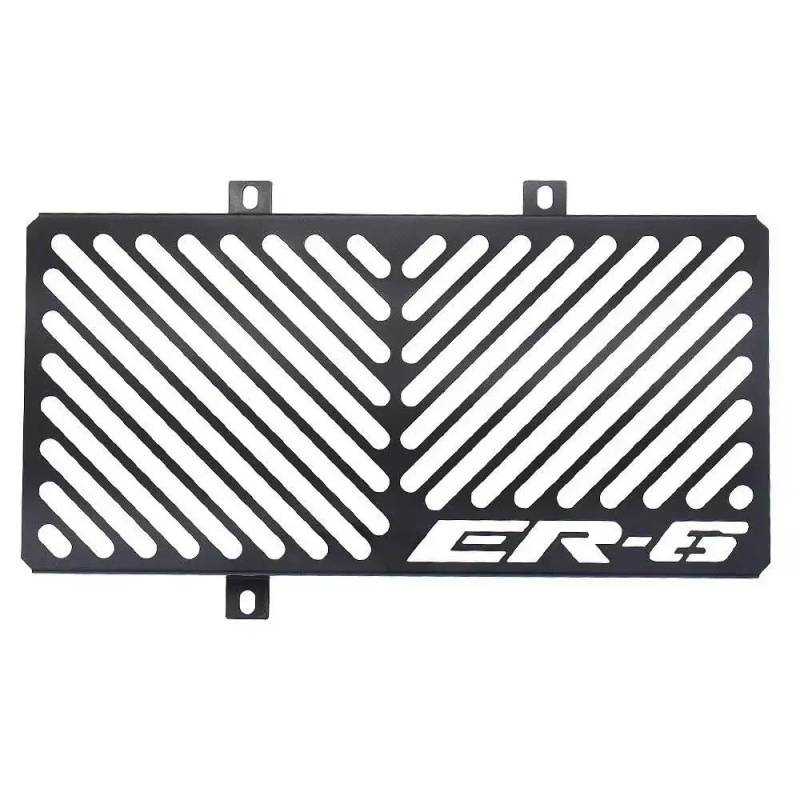 Motorrad-Kühlergrill-Abdeckungsschutz Motorrad Kühler Pretector Grille Motorschutz Grill Wassertank Netzabdeckung Für KA&was&AKI ER-6N ER-6F ER6N ER6F Ninja 650R 12-16(Black-1) von KDFRHGYUS