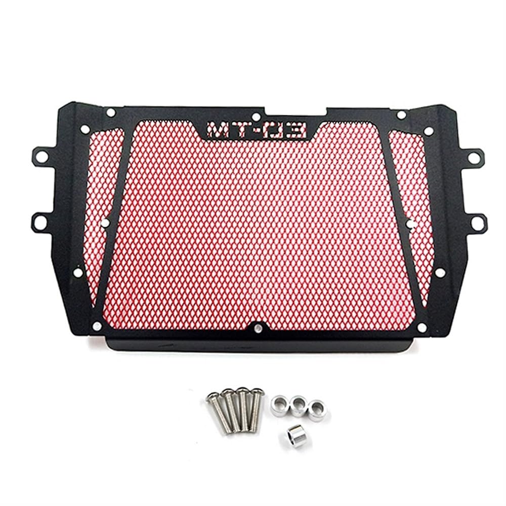 Motorrad-Kühlergrill-Abdeckungsschutz Motorrad-Kühlergrillschutz, Schutzabdeckung, Kühlerabdeckung Für Y&amah&a MT-03 MT03 MT 03 2015-2021(Red-4) von KDFRHGYUS