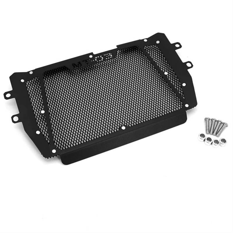 Motorrad-Kühlergrill-Abdeckungsschutz Motorradzubehör Kühlerschutzgitter Abdeckung Schutz Für Y&AMAH&A MT03 FZ03 MT25 2015-2021(Black-1) von KDFRHGYUS