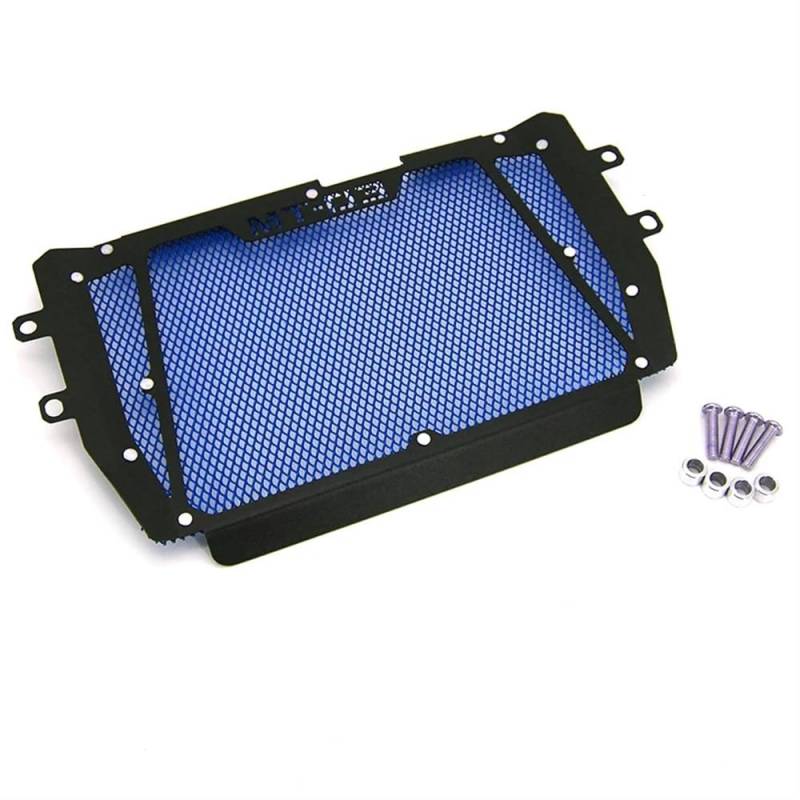 Motorrad-Kühlergrill-Abdeckungsschutz Motorradzubehör Kühlerschutzgitter Abdeckung Schutz Für Y&AMAH&A MT03 FZ03 MT25 2015-2021(Blue-2) von KDFRHGYUS