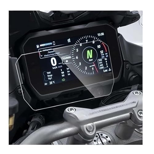 KDGRBCNX Kratzfester Displayschutz für Motorräder Für Du&Cati Multistrada V4 Pikes Peak V4S Sport 2021 Motorrad Scratch Cluster Bildschirm Dashboard Schutz Instrument Film von KDGRBCNX