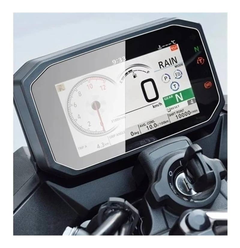 KDGRBCNX Kratzfester Displayschutz für Motorräder XL 750 Zubehör Für h&ond&a XL750 TR&ANSA&LP 2023 Motorrad Scratch Cluster Screen Dashboard Schutz Instrument Film TFT TPU von KDGRBCNX