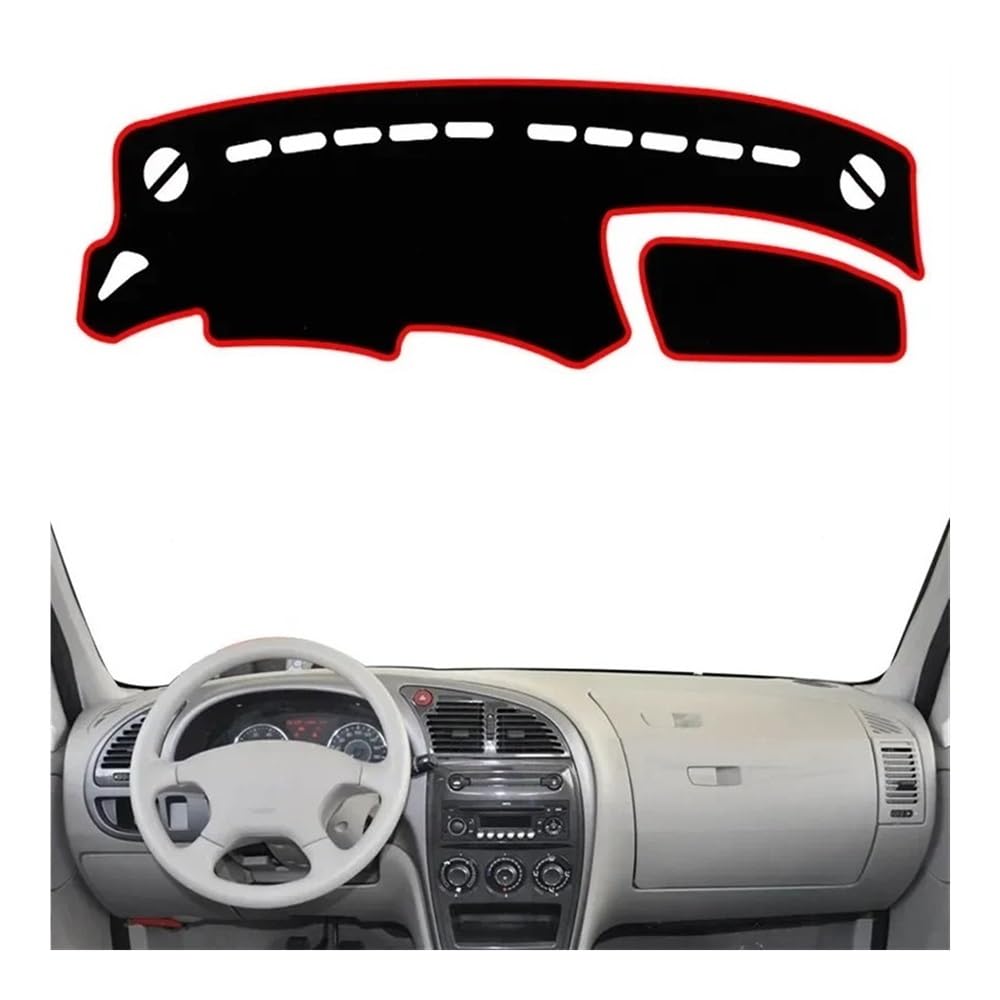 Armaturenbrett-Abdeckung Auto Armaturenbrett Matte Abdeckung Pad Dash Sonnenschutz Instrument Schützen Teppich Zubehör Für Citroen Für Xsara 1997-2006 von KDHUCS