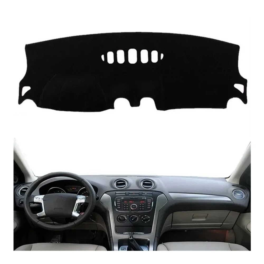 Armaturenbrett-Abdeckung Für Ford Für Mondeo 2007 2008 2009 2010-2012 Armaturenbrettmattenabdeckung Dashmat Pad Dash Sonnenschirm Instrument Schützen Teppich Autozubehör von KDHUCS