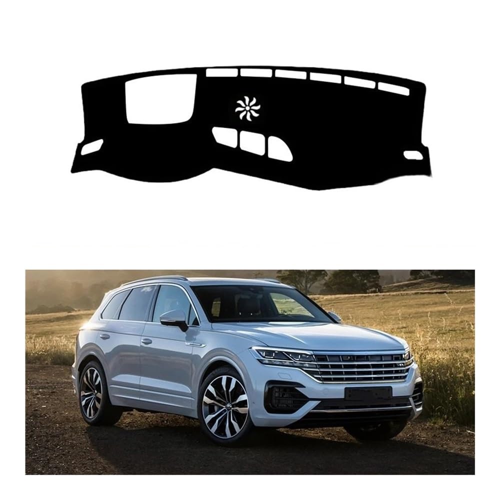 Armaturenbrett-Abdeckung Für Für Touareg 2019-2023 Auto-Armaturenbrett Vermeiden Lichtmatte Instrumentenplattform Schreibtischabdeckung Schützende Anti-Rutsch-Matte von KDHUCS