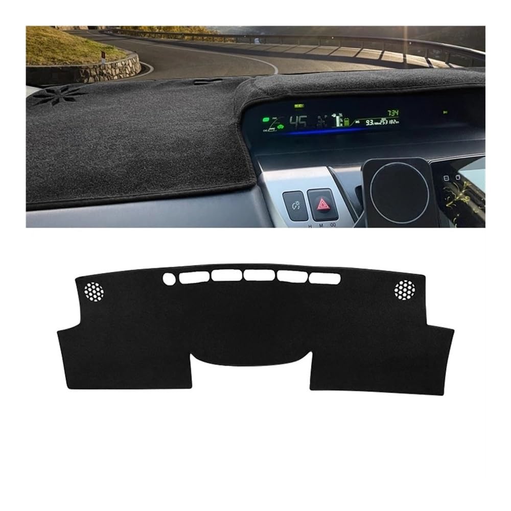 Armaturenbrett-Abdeckung Für Toyota Für Prius V 2012-2019 Auto Dashboard Abdeckung Instrument Panel Teppiche Vermeiden Licht Schutz Pads von KDHUCS