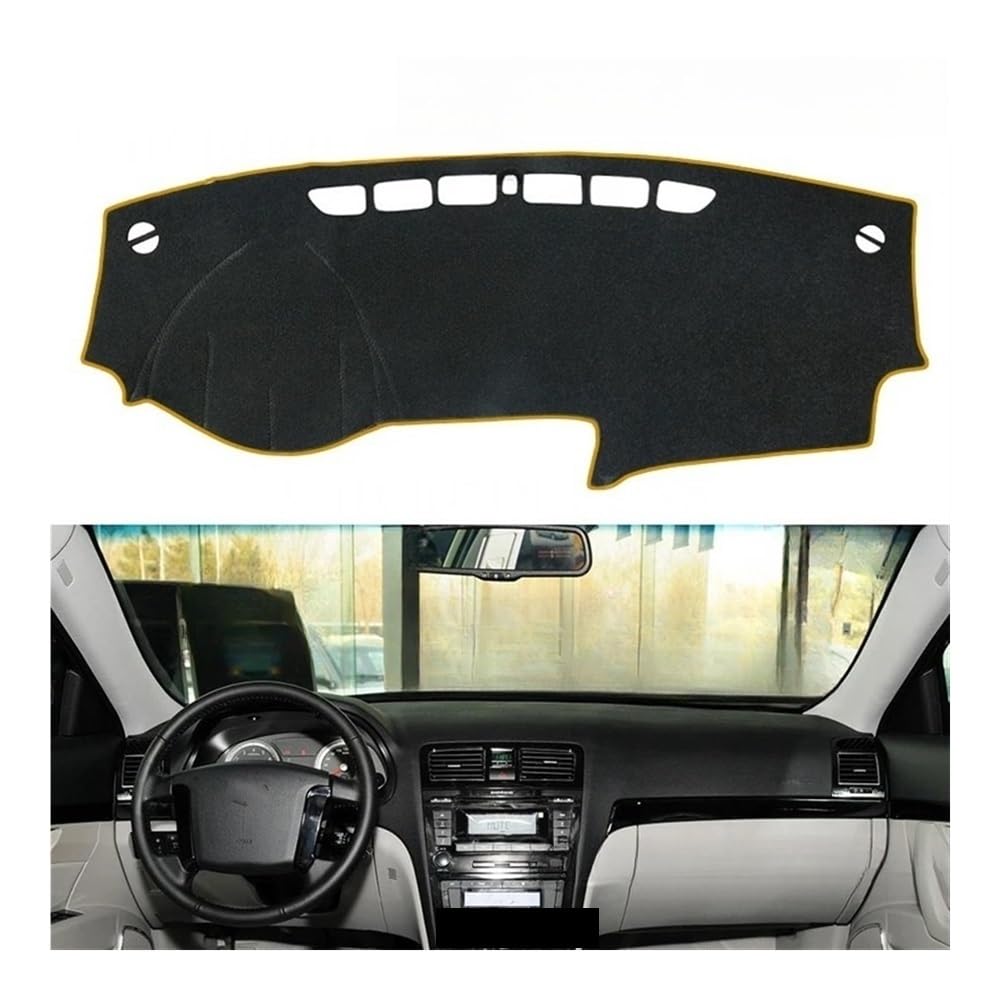 Armaturenbrett-Abdeckung Polyester Für Geely Für Emgrand Für EC8 2011-2015 Auto Zubehör Sonnenschirm Teppich Dashmat Dashboard Cover Schützen Pad von KDHUCS