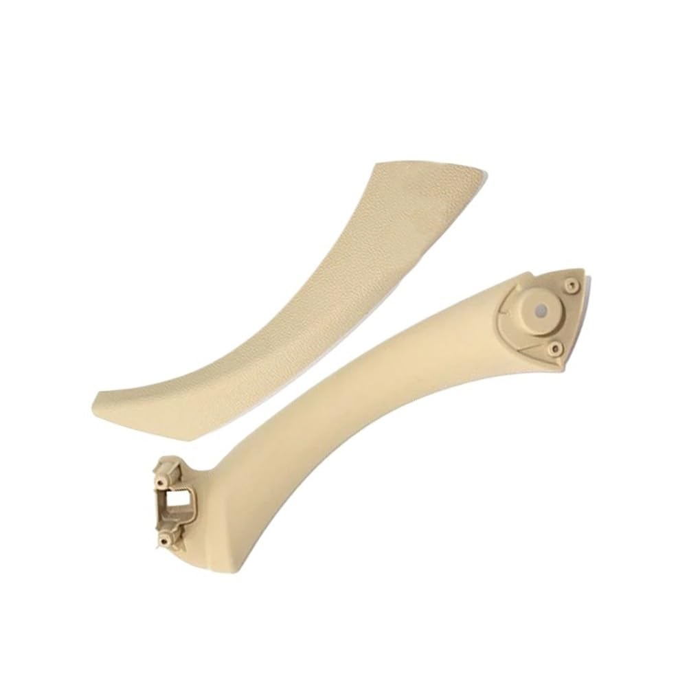 Innentürgriff Abdeckung Griff Schwarz Beige Auto Innen Links Rechts Tür Innengriff Panel Pull Trim Abdeckung für 3 Serie E90 E91 E92 316 318 320 325 328i 2005-2012 von KDHUCS