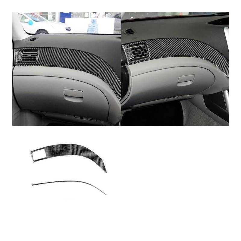 Innenverkleidungskit Für Impreza 2009 2010 2011 Lenkrad Getriebe Shift Center Contral Panel Auto Zubehör Aufkleber Auto Styling Zierleisten von KDHUCS