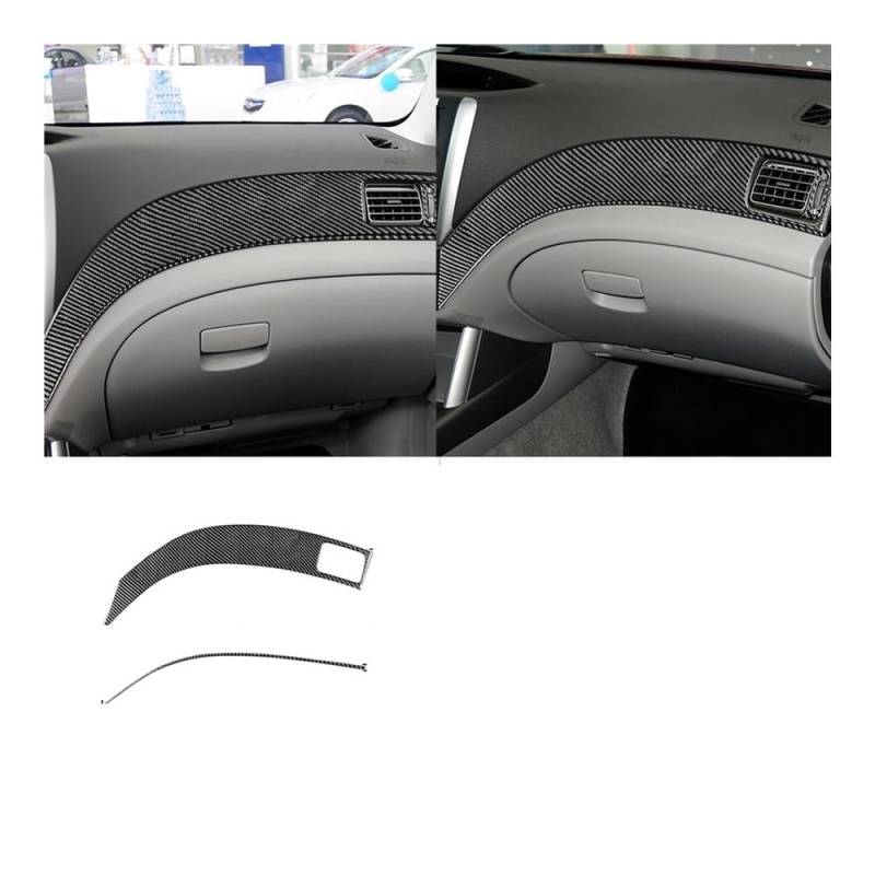 Innenverkleidungskit Für Impreza 2009 2010 2011 Lenkrad Getriebe Shift Center Contral Panel Auto Zubehör Aufkleber Auto Styling Zierleisten von KDHUCS