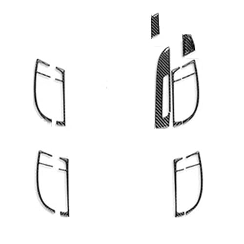 Innenverkleidungskit Für Q7 2007-2015 Auto Innen Tür Panel Griff Rahmen Abdeckung Carbon Fiber Zubehör Auto Styling Zierleisten von KDHUCS