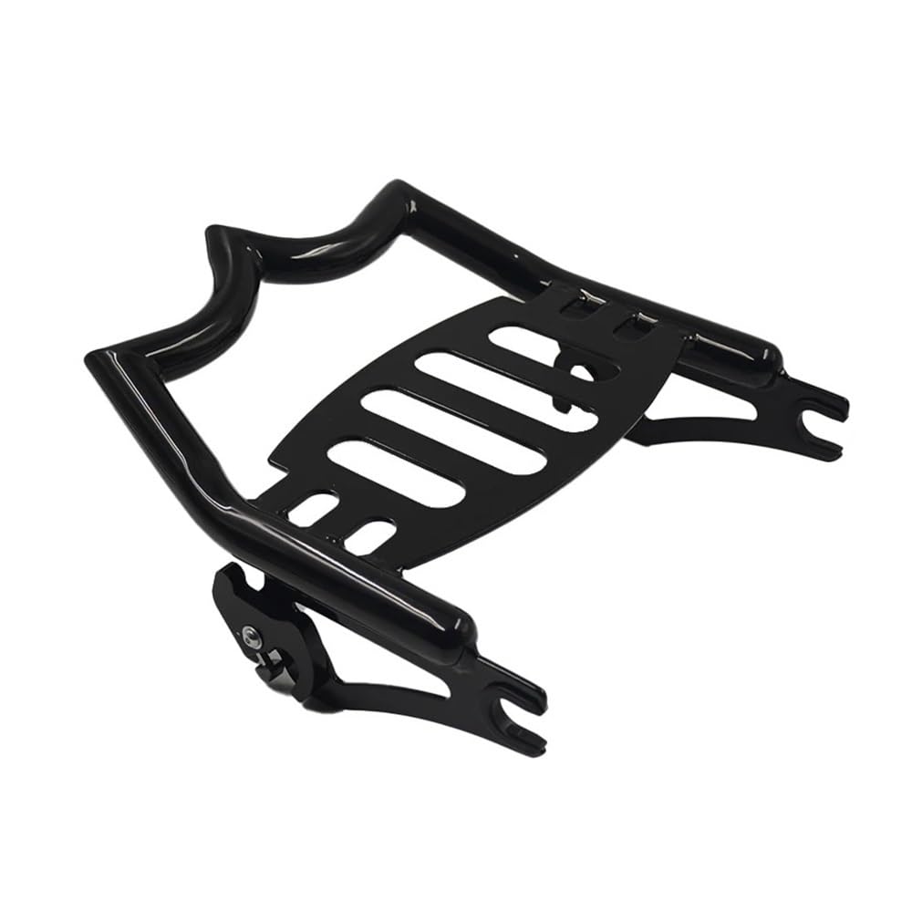 Motorrad Gepäckträger Hinten Motorrad Chrom Solide Stahl für Crown Stil Gepäck Rack für Ha&rley Road King Road Glide 2009-2024 von KDHUCS