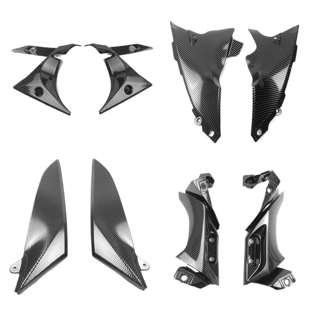 Motorrad Verkleidungs Winglets Carbon Motorrad Seitenverkleidung Verkleidung Gugel Abdeckung Zubehör für YZF R1 2004 2005 2006 von KDHUCS