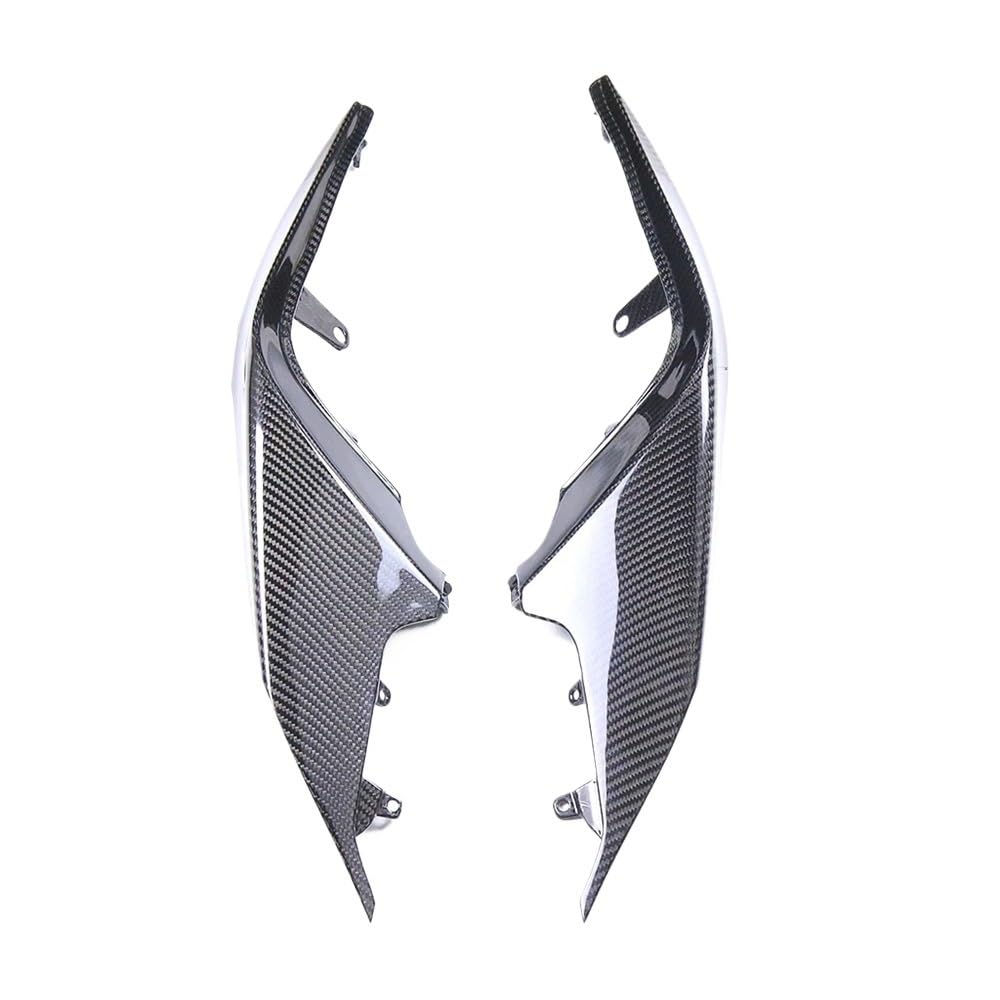 Motorrad Verkleidungs Winglets Für Ap&rilia RSV4 2021 2022 2023 2024 Motorrad Volle Carbon Faser Hinten Schwanz Sitz Seite Panels Abdeckung Verkleidung Teil Kit von KDHUCS